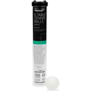 6 Table Tennis Balls  PP White
