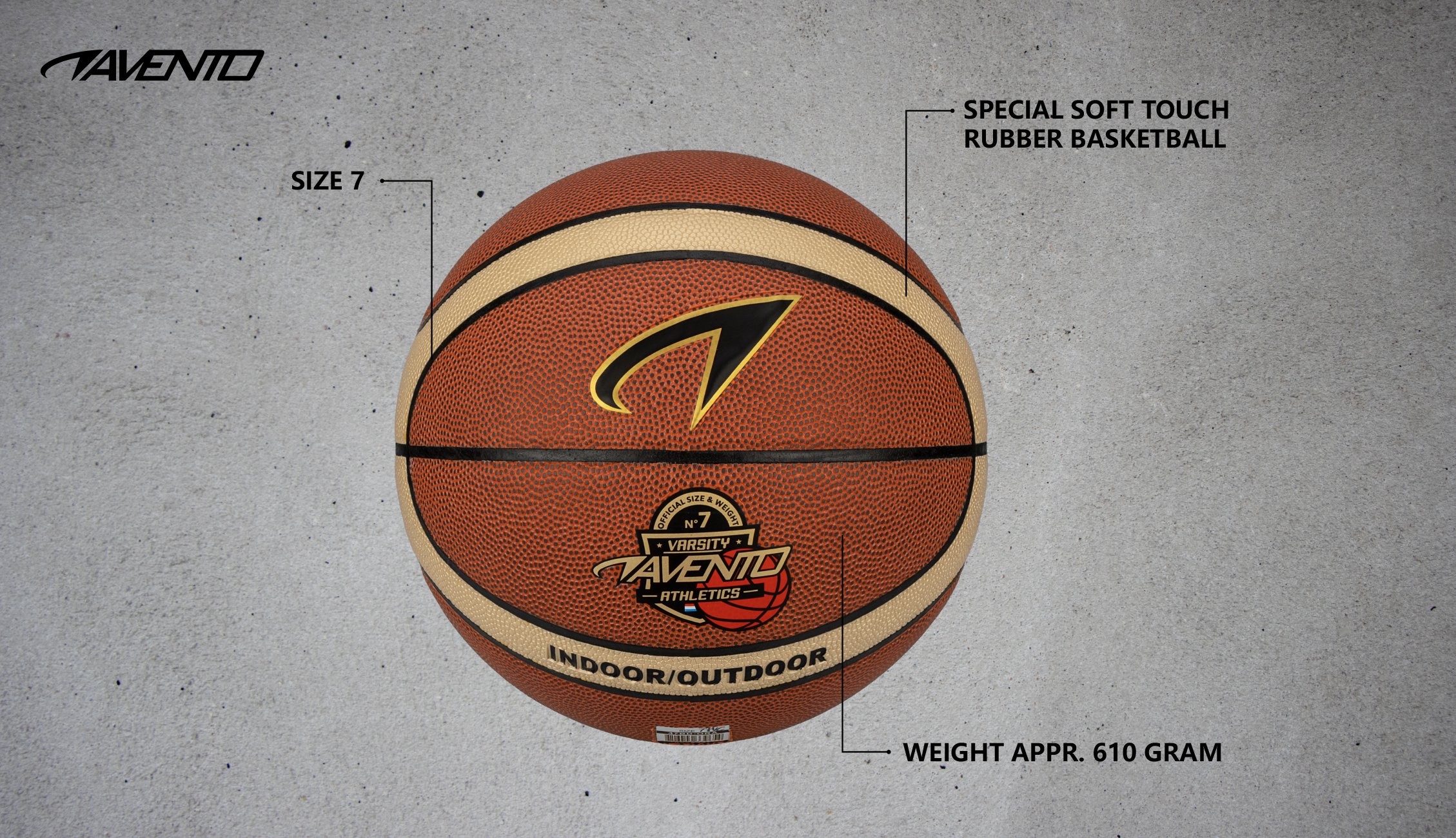Basketball Laminated Size 7  Varsity Athletics - Image 3