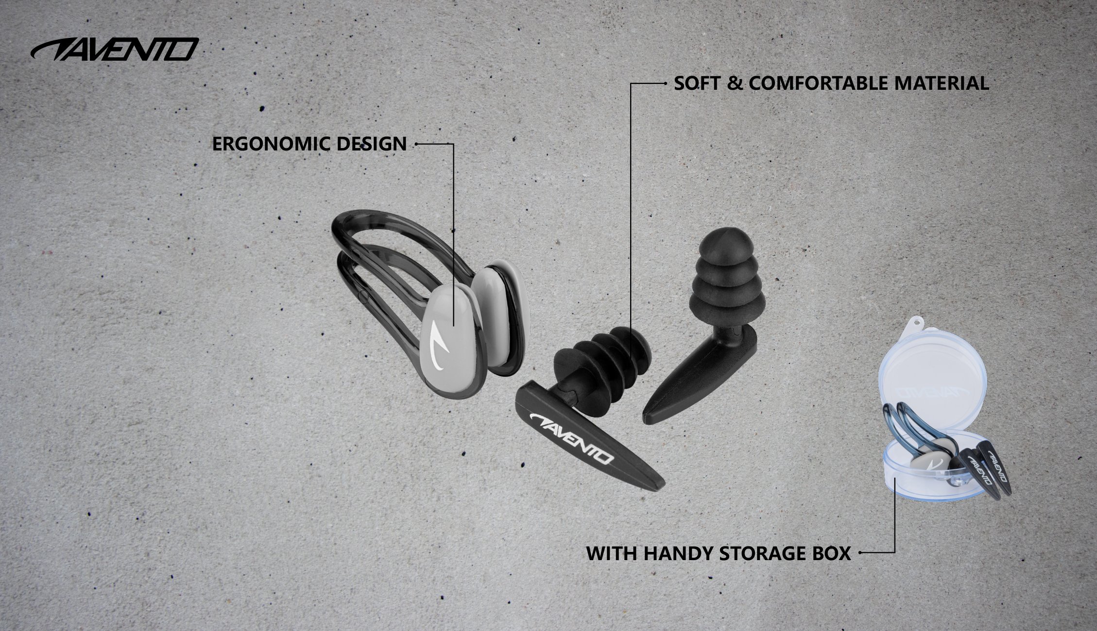 Swim Noseclamp  Earplugs set - Image 5