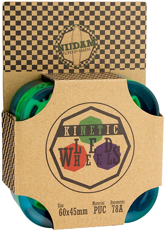 LED Wheels for Flip Grip Board  60 x 45 mm - Image 2