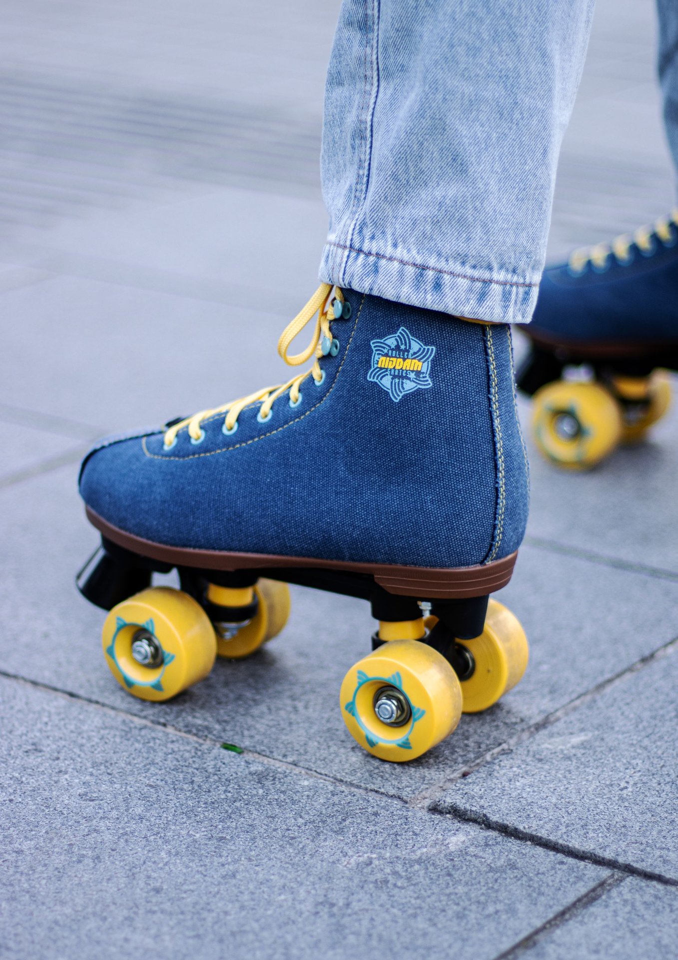 Retro Roller Skates  Denim Rebel - Bilde 3