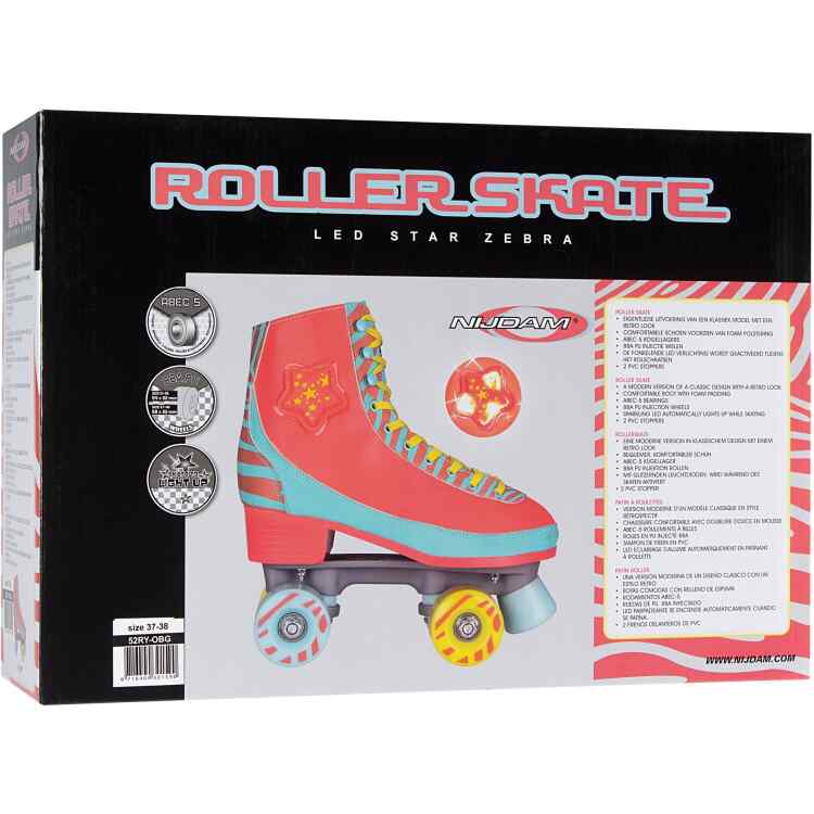 Roller Skates  LED Star Zebra - Image 3