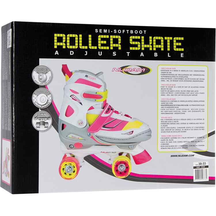 Roller Skates Girls Adjustable Semisoft Boot  Rave Skate - Image 6