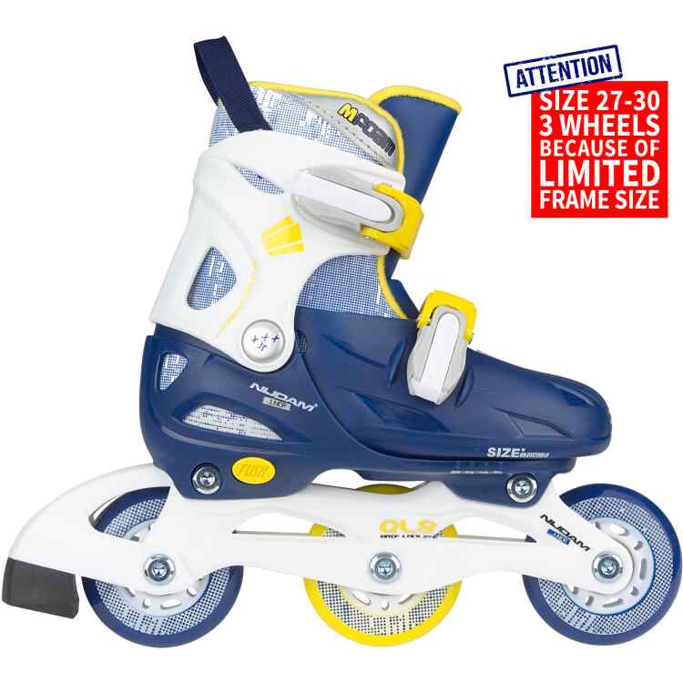 Inline Skates Boys Adjustable  Hardboot  Navy Seal - Image 4