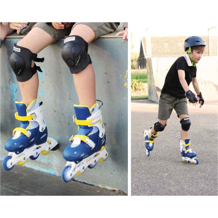 Inline Skates Boys Adjustable  Hardboot  Navy Seal - Image 6