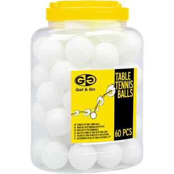 Table Tennis Balls PP in Jar  60 Pieces
