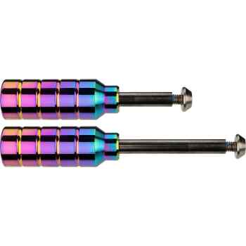 Stunt Scooter Pegs Set  Neo Chrome