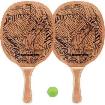 Beachball Set with Wooden Grip