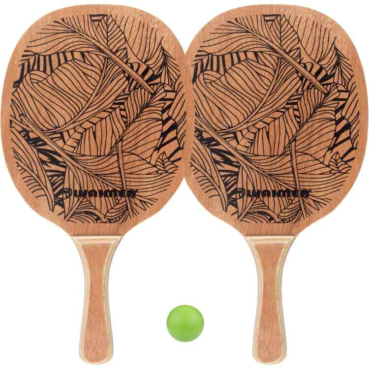 Beachball Set with Wooden Grip