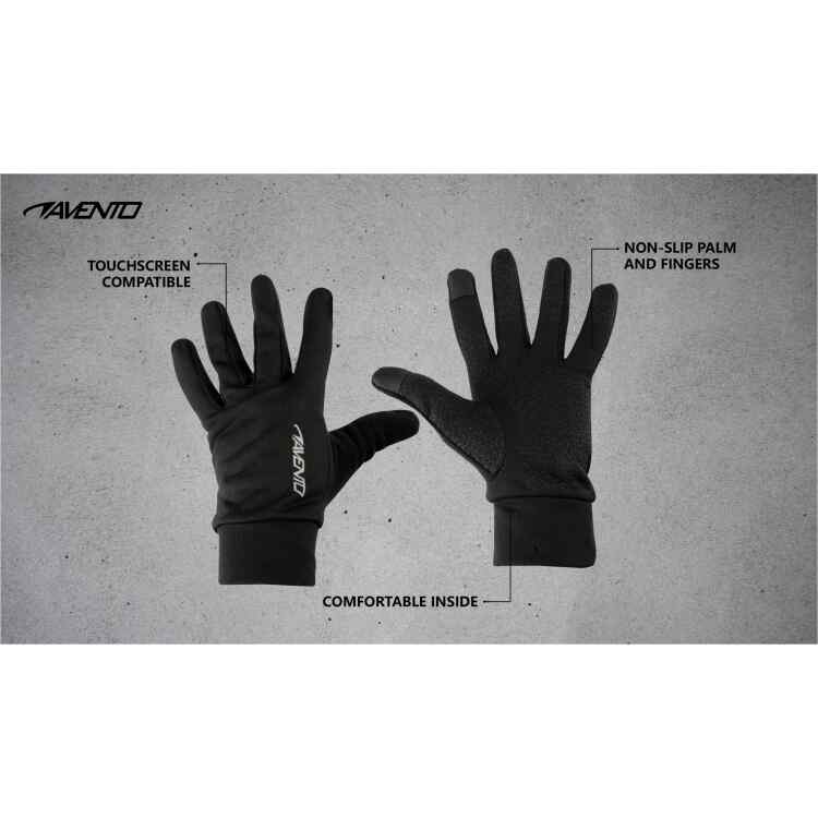 Sports Gloves with Touchscreen Tip  Basic Black - Bilde 2
