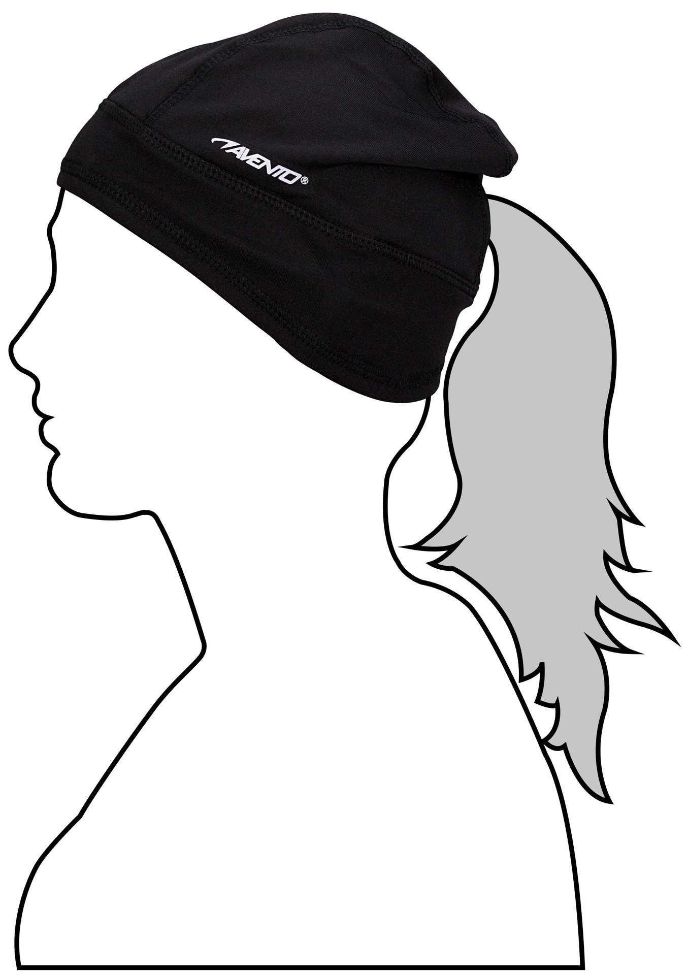 Sports Beanie  Basic Black - Image 3