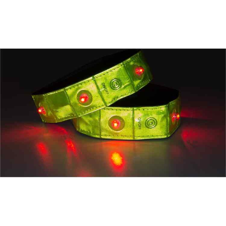 Pair Sports Armband Reflective with LEDs - Image 2