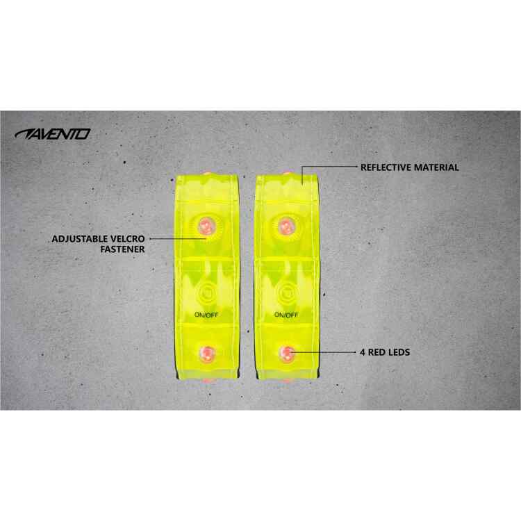 Pair Sports Armband Reflective with LEDs - Image 3
