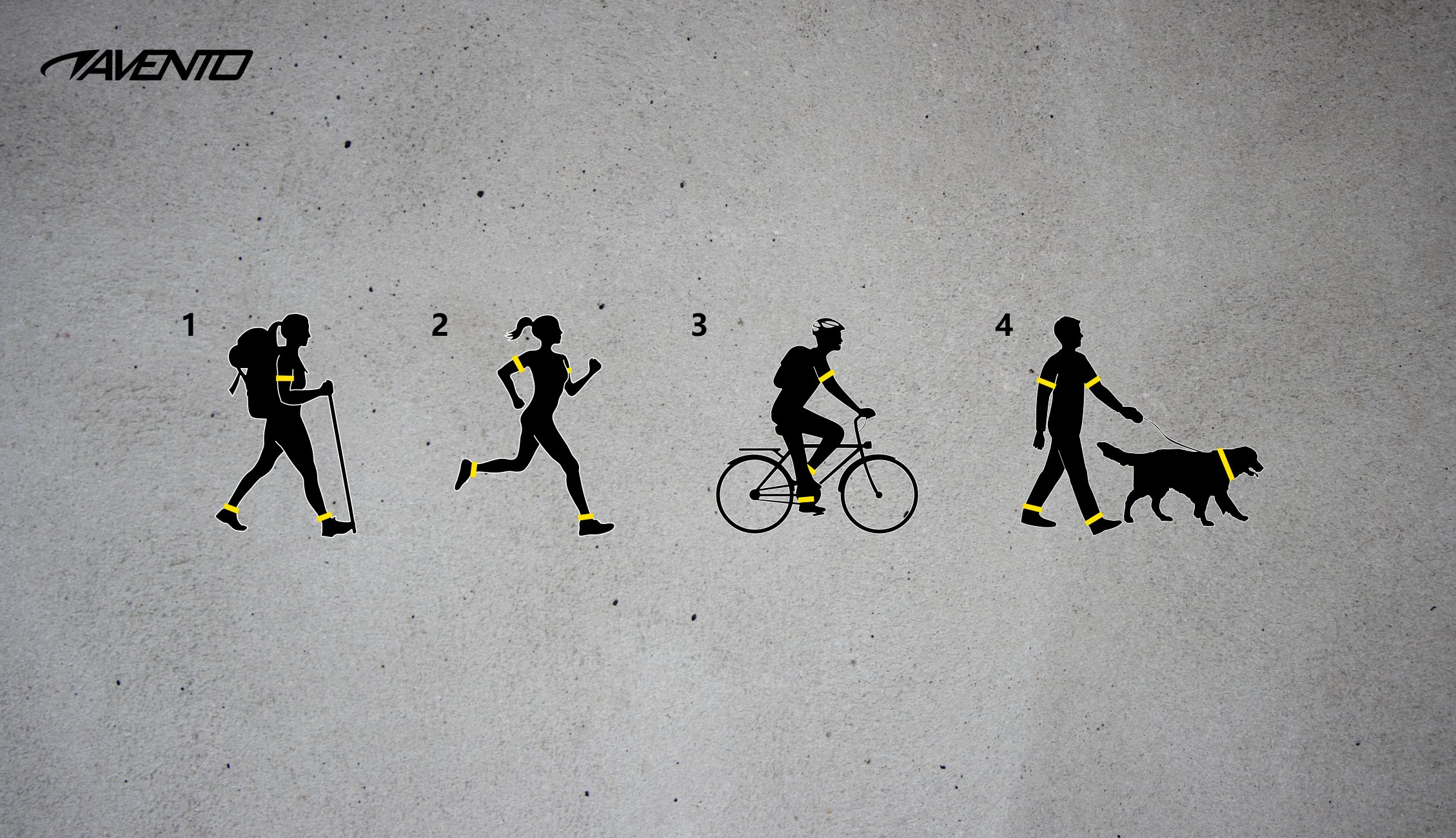 Pair Sports Armband Reflective with LEDs - Image 4