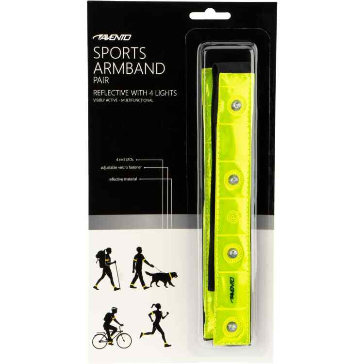 Pair Sports Armband Reflective with LEDs - Image 8