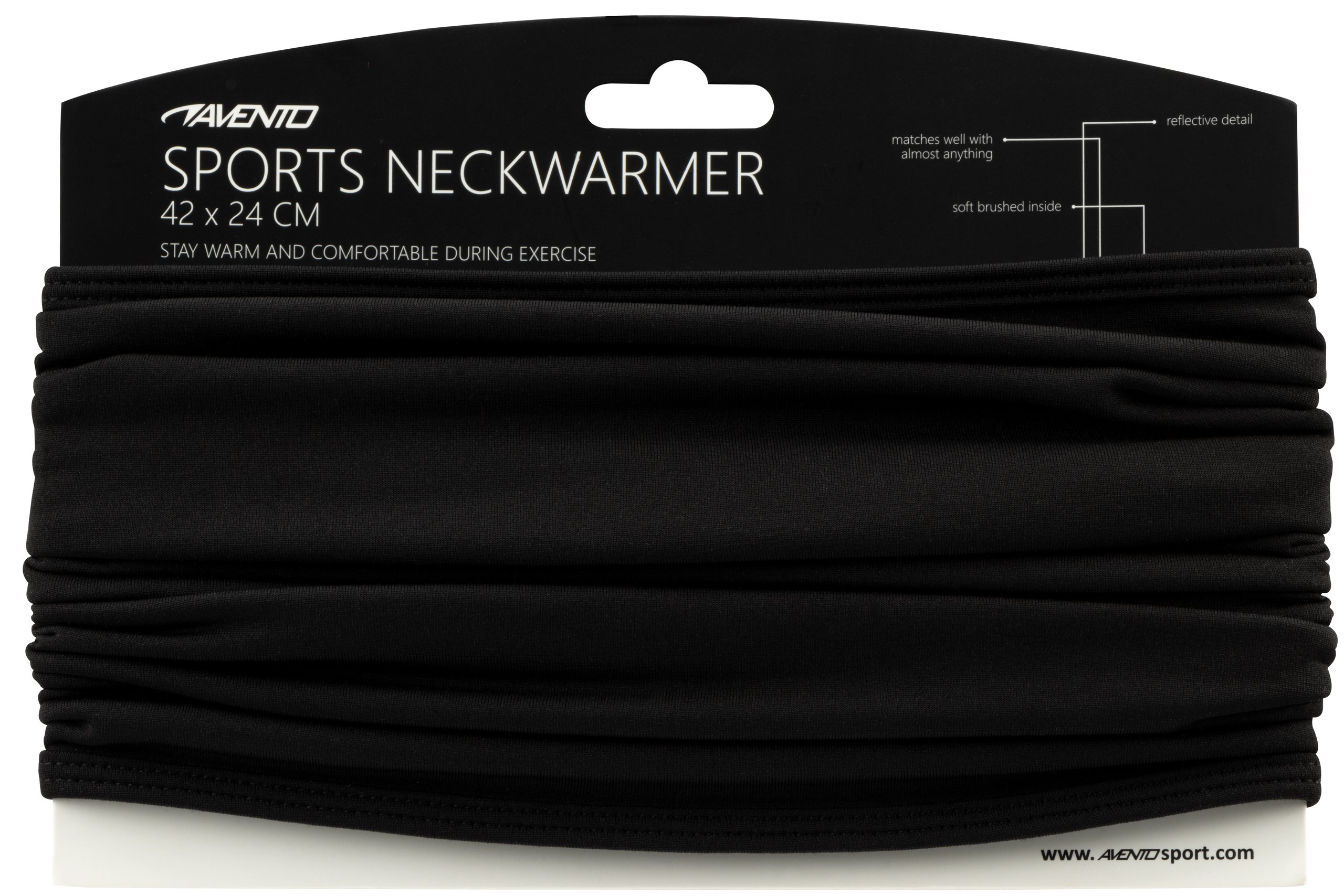 Sports Neckwarmer  Basic Black - Bilde 3