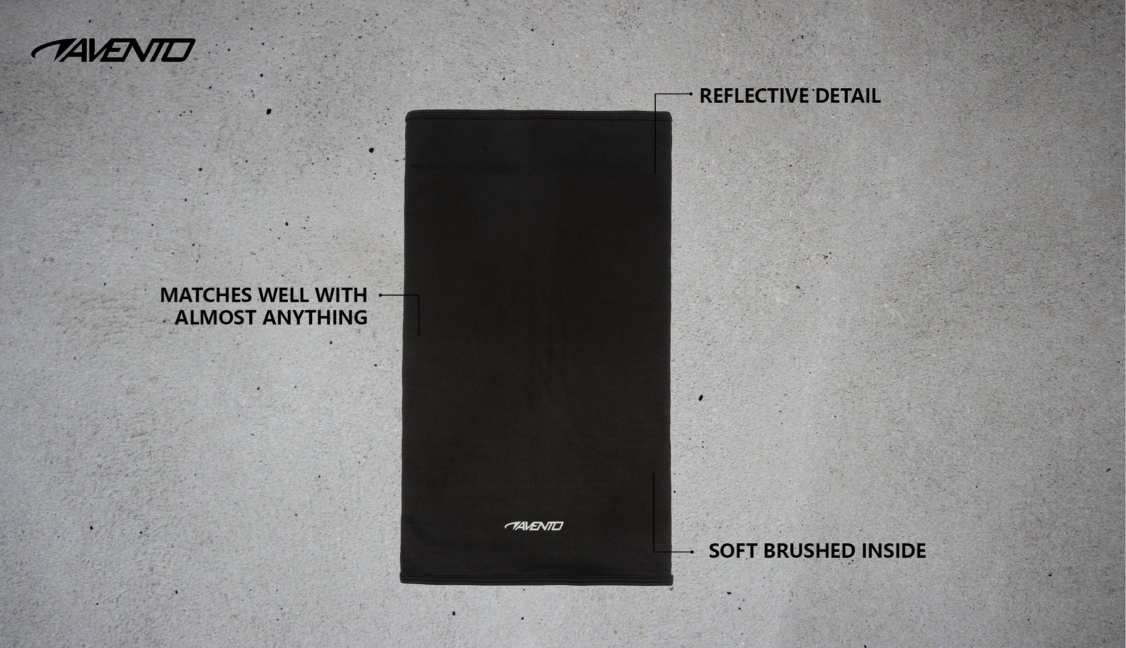 Sports Neckwarmer  Basic Black - Bilde 4