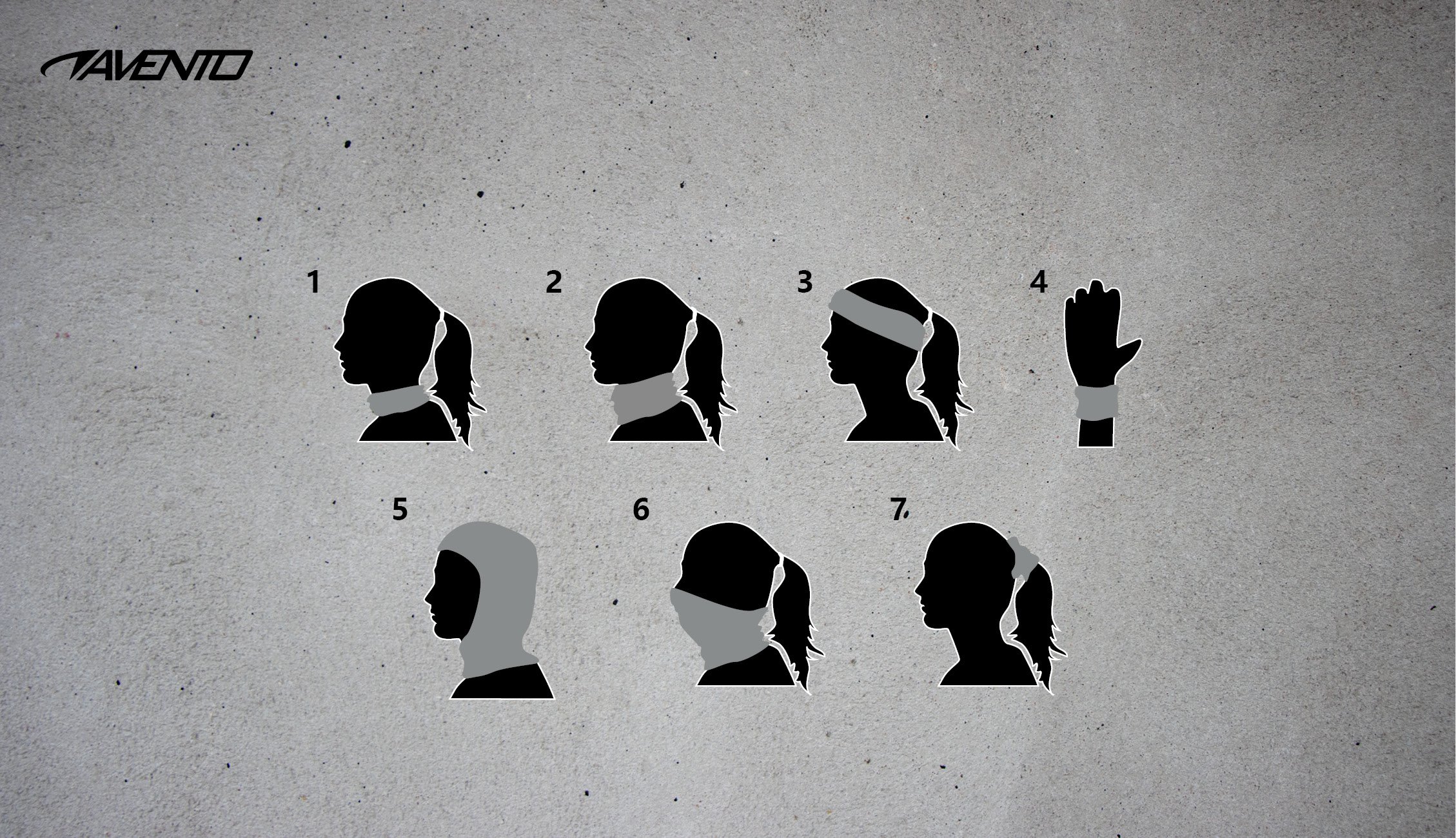 Sports Neckwarmer  Basic Black - Bilde 5