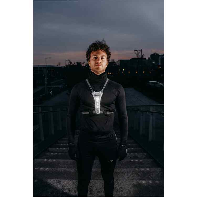 Running Safety Vest Reflective with LEDs - Image 2