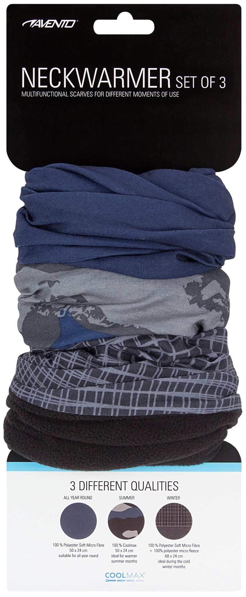 Neckwarmer Set of 3 Men Active - Image 3