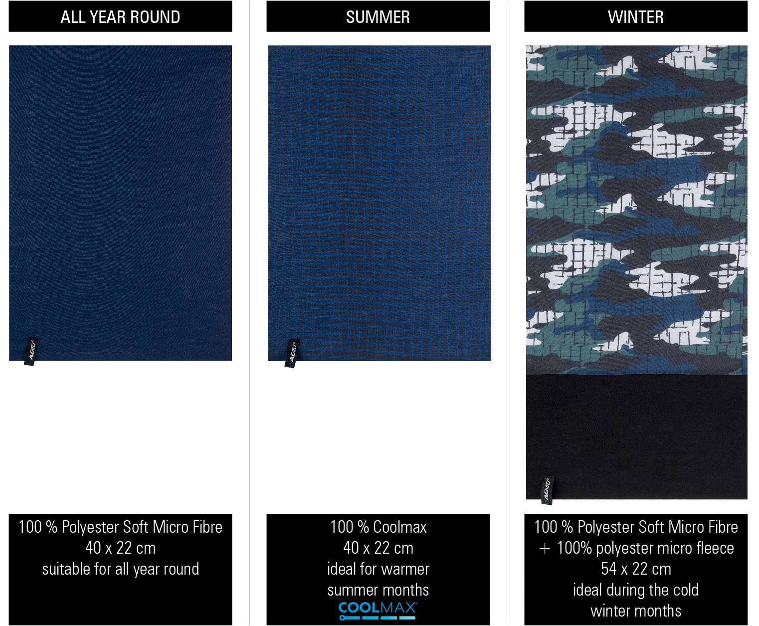 Neckwarmer Set of 3 Junior Active - Image 2