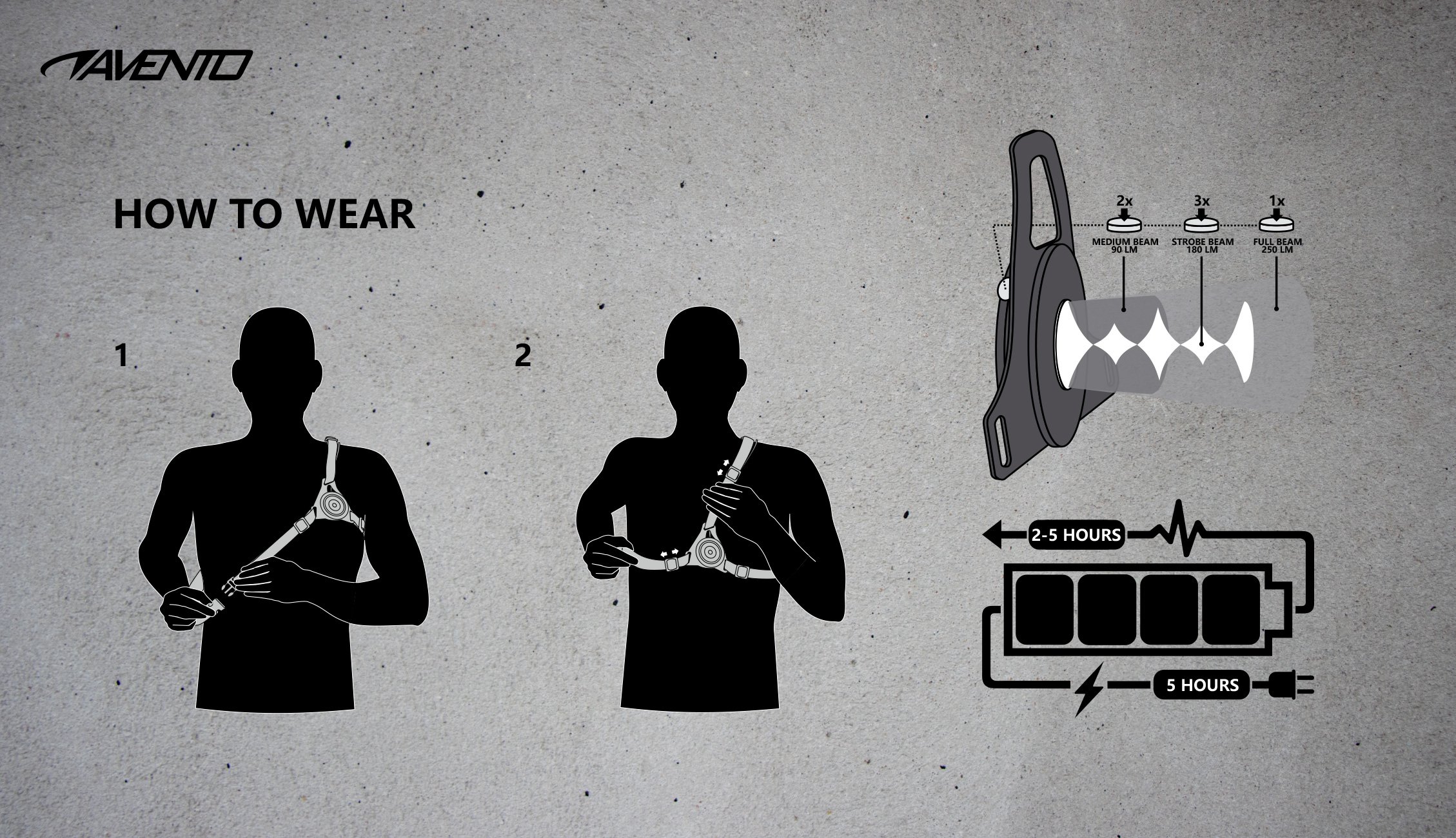 Running Safety Vest Rechargeable  LED - Image 13