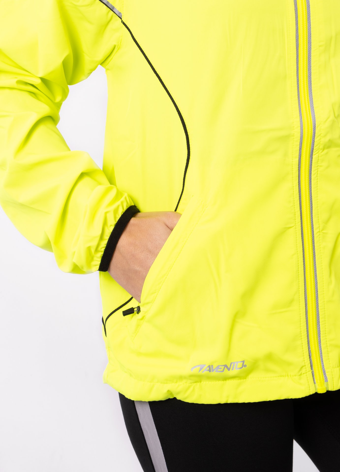 Running Jacket Neon Yellow - Bilde 3