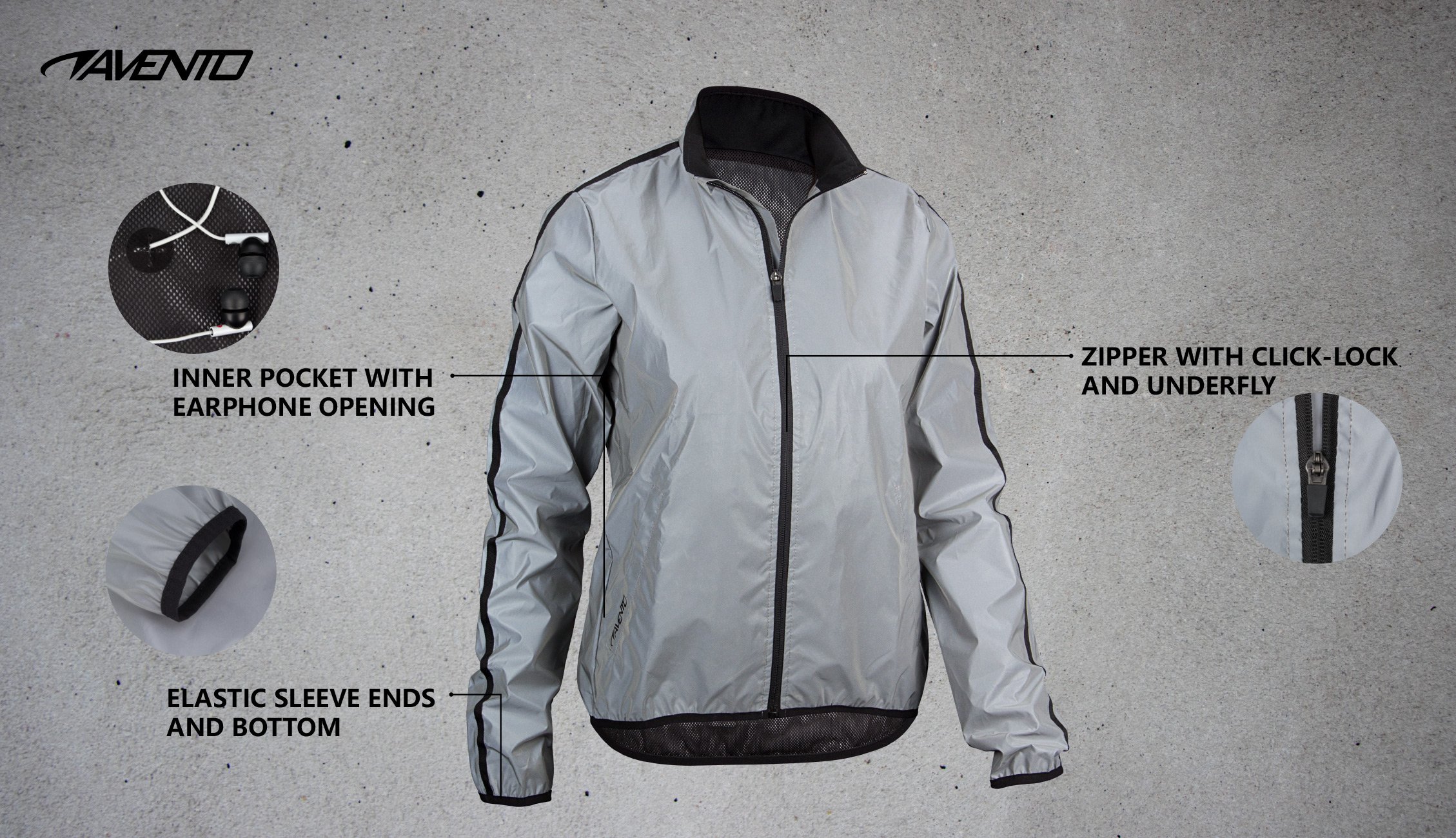 Reflective Jacket Women Full Reflective - Image 11