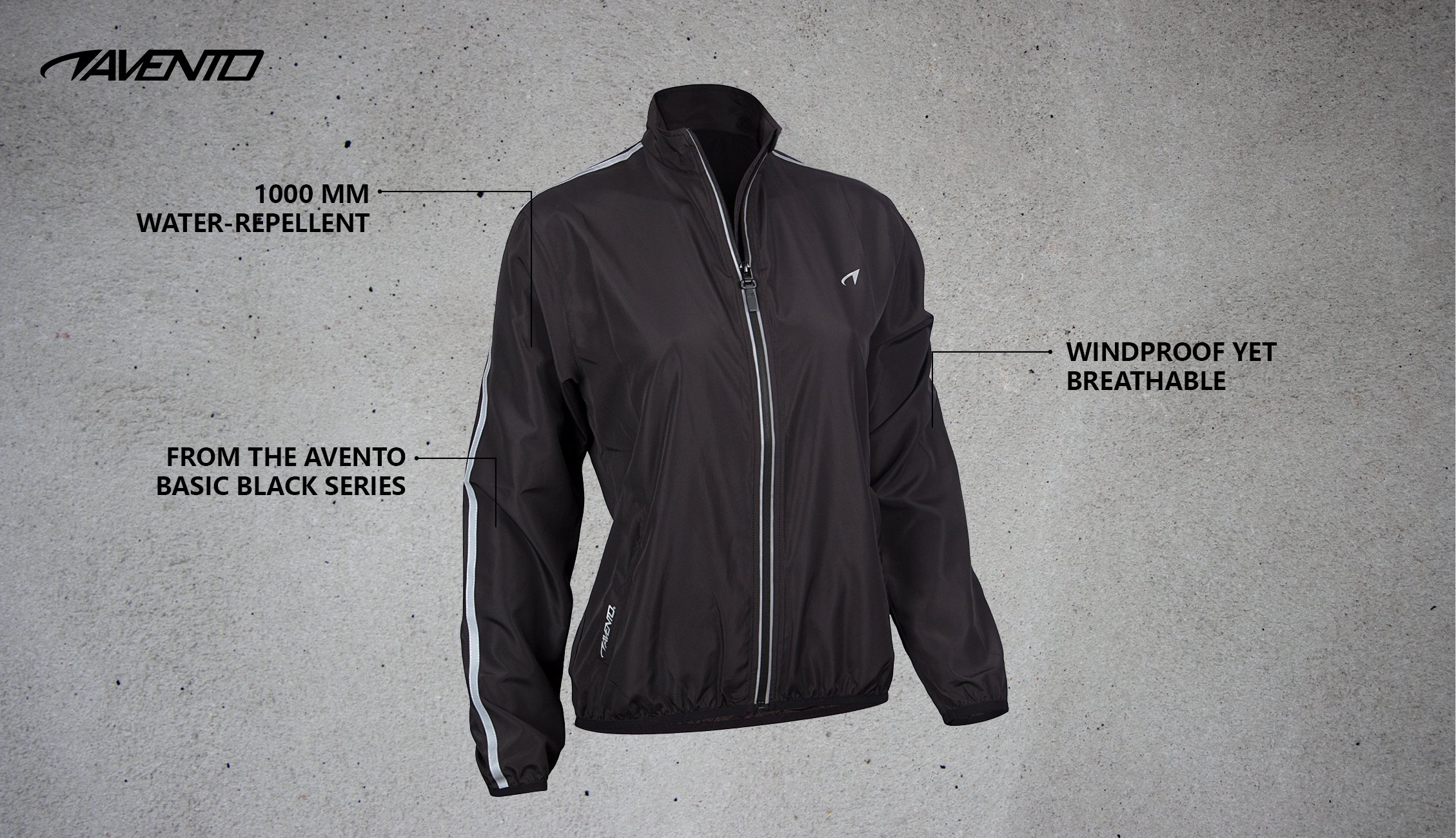 Running Jacket Women Basic Black - Image 8