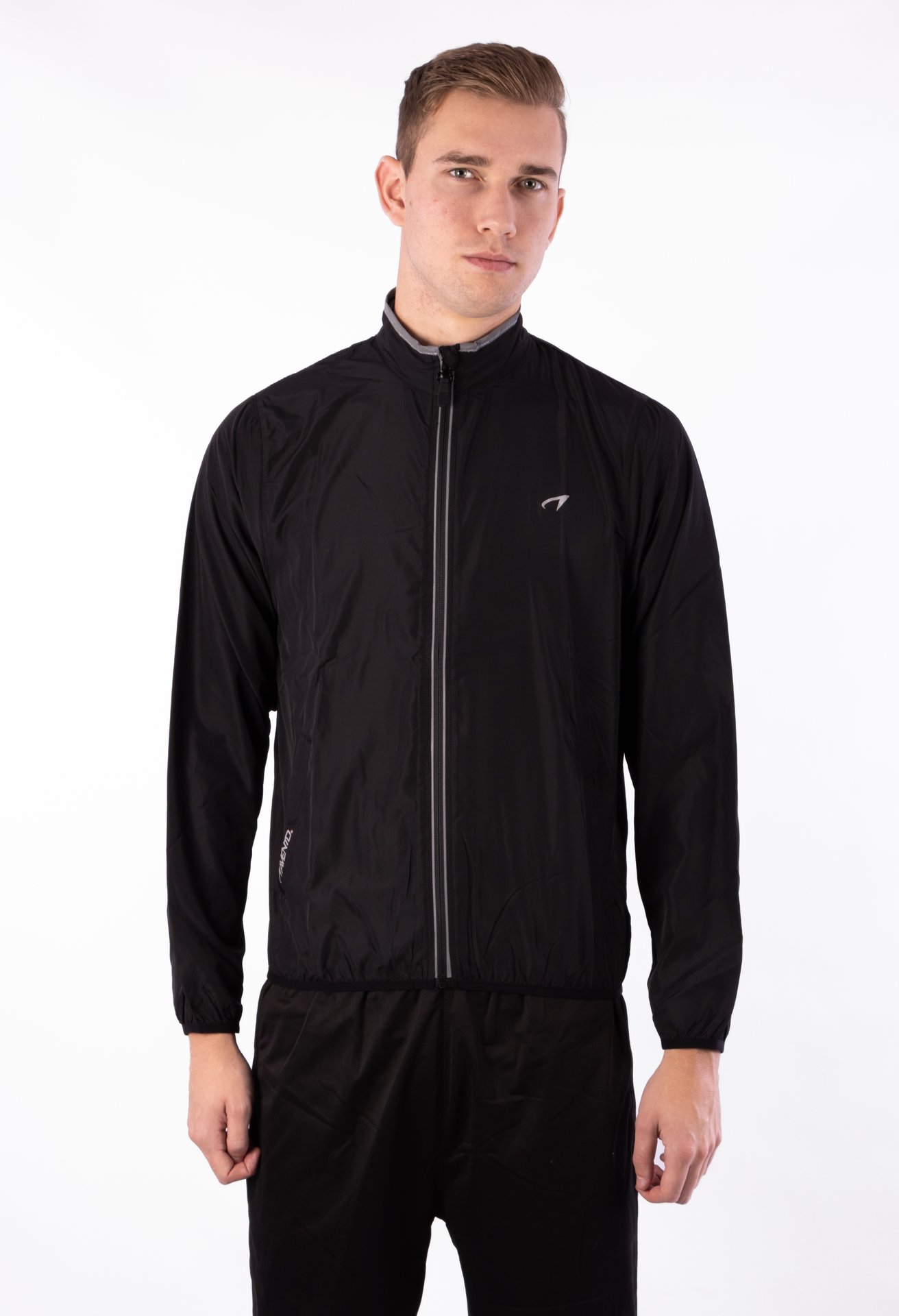 Running Jacket Men Basic Black - Image 3