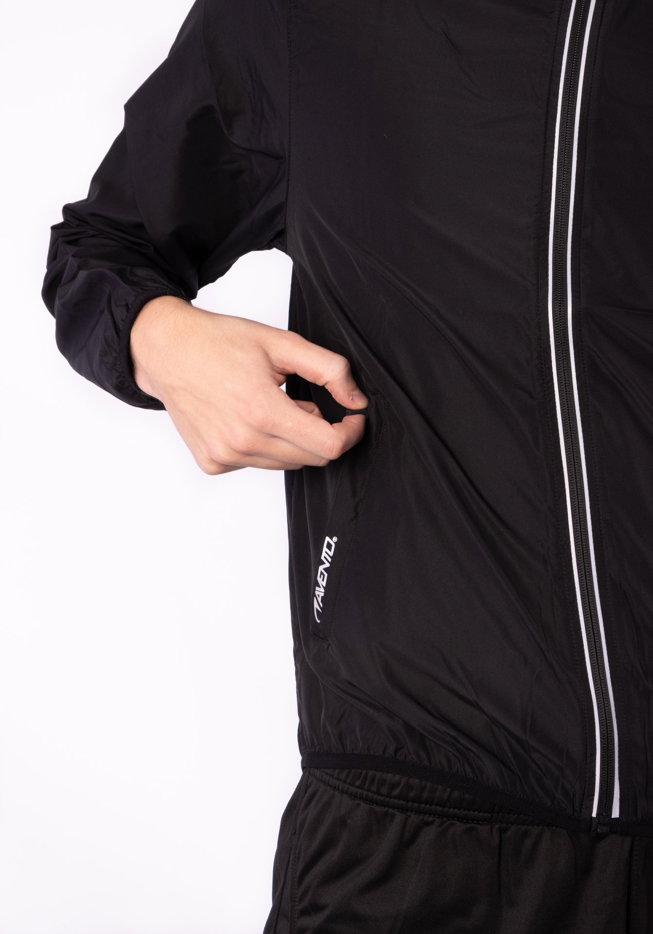 Running Jacket Men Basic Black - Image 4