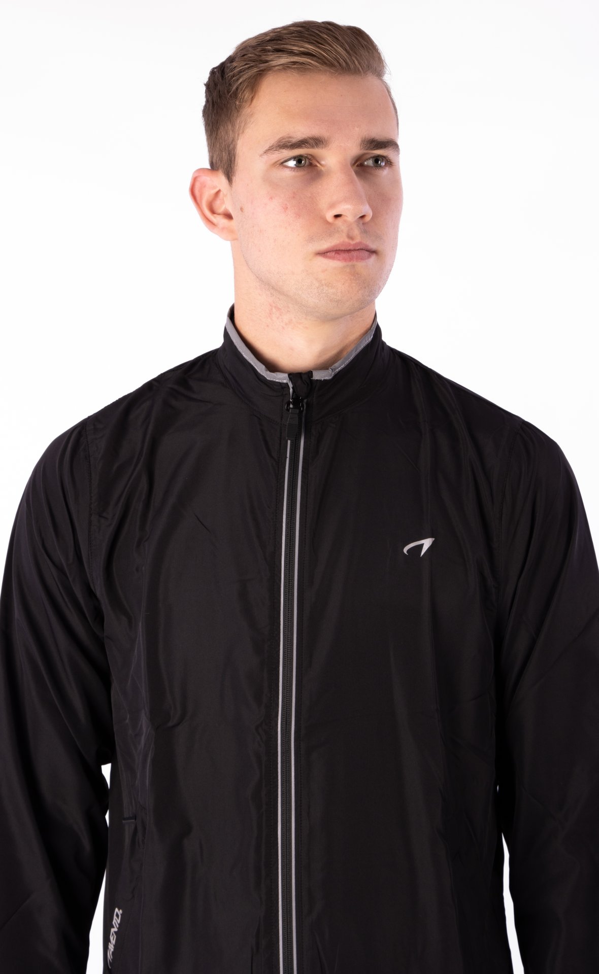 Running Jacket Men Basic Black - Image 5