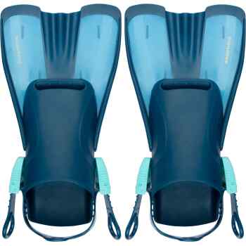 Short Swimming Fins Adjustable Senior  Anakoni
