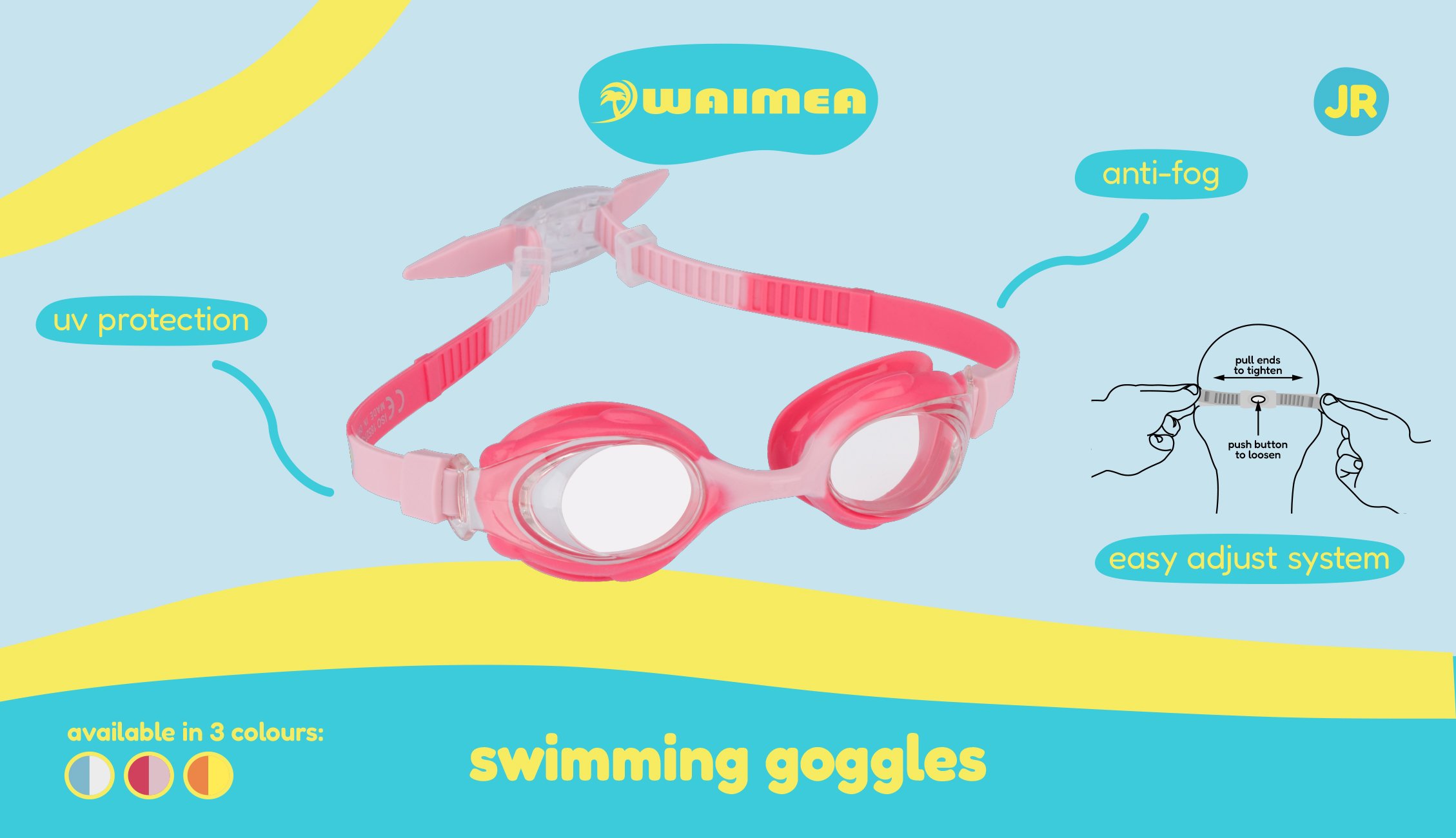 Swimming Goggles Junior Twotone Keoni - Image 4